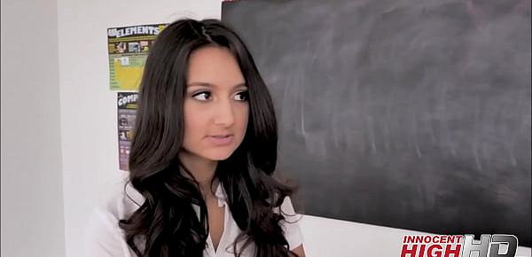  Hot High School Teen Eliza Ibarra Fucked By Teacher After He Finds A Note She Wrote Wanting To Fuck Him